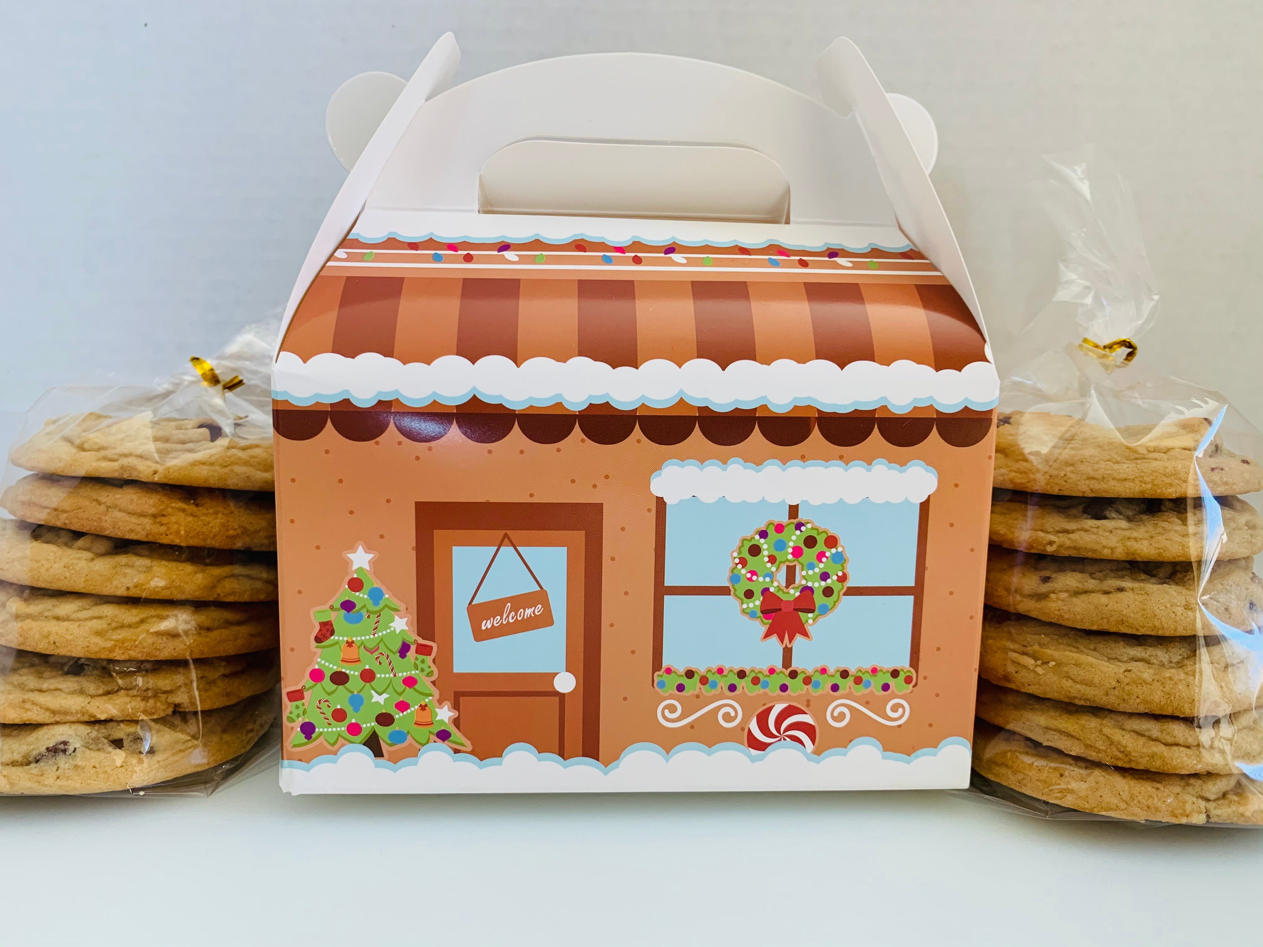 Christmas Holiday Cookie Gift Box - Cookies