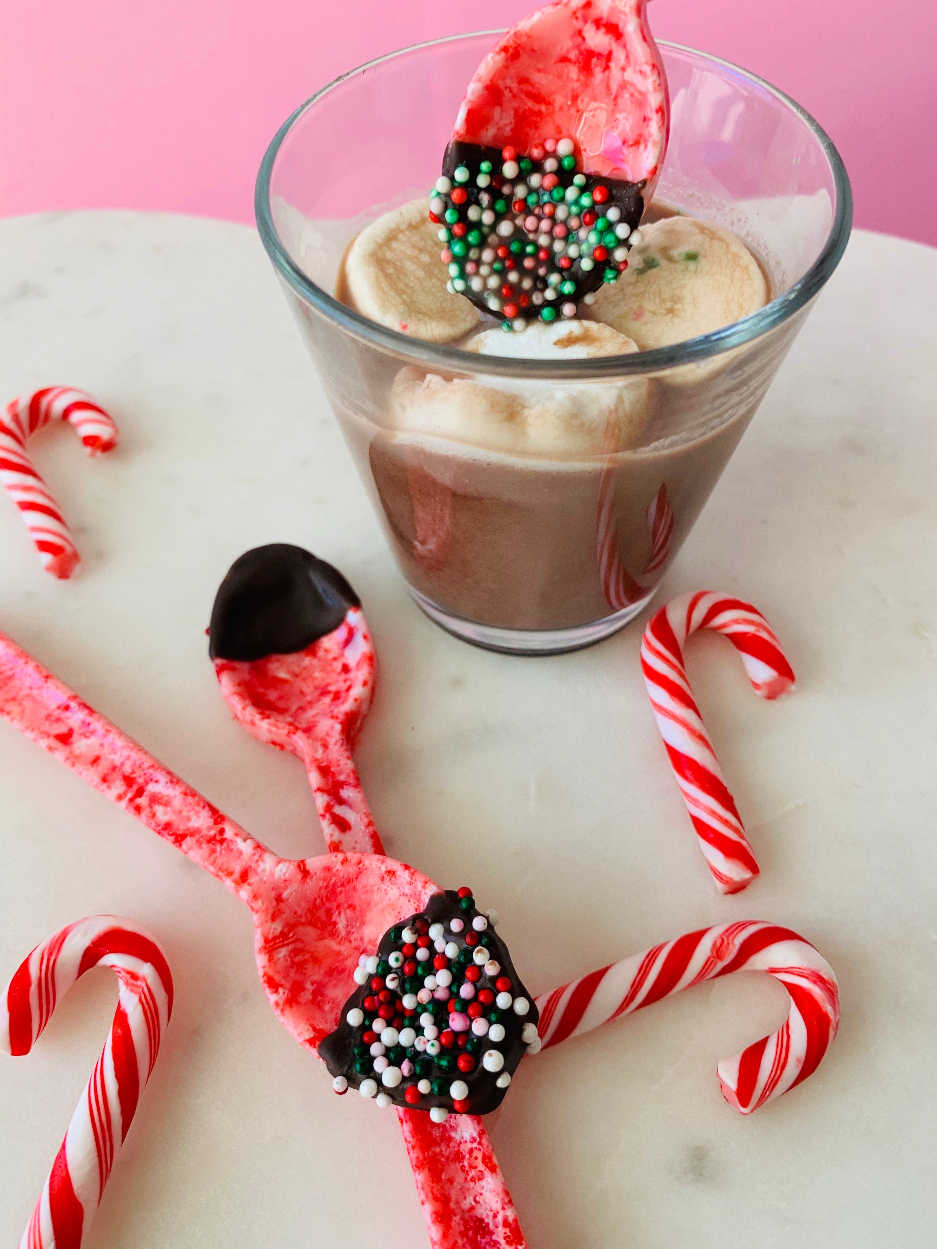 Candy Cane Cookie Spoons - Cookies